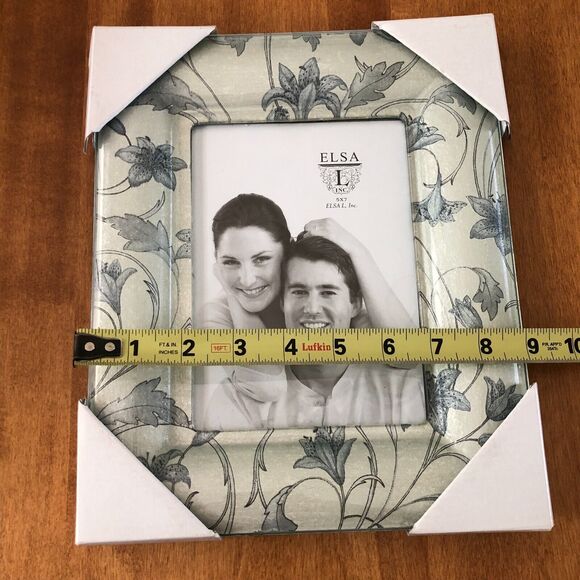 NEW Elsa L Inc. Picture Frame 5"x7" Acrylic Contemporary LILY Flower Floral - Picture 5 of 5